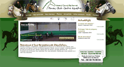 Desktop Screenshot of courslesbarres-equitation.com